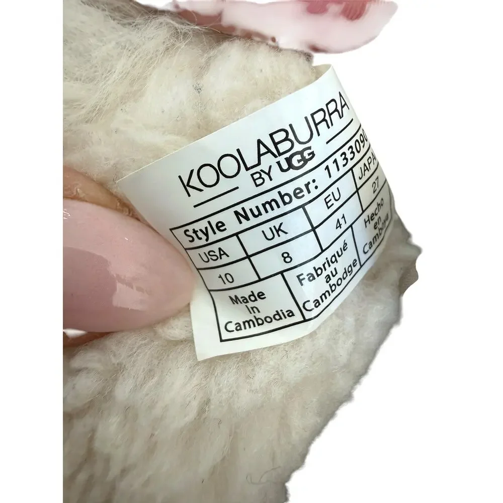 Koolaburra by UGG Ryanna Waterproof Boots Women’s 10 Dune Suede Faux Fur Winter